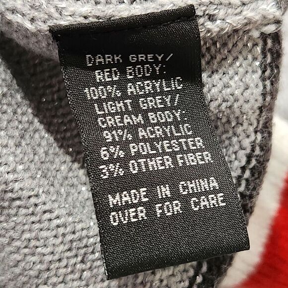 IZ BYER Sweater For Girls Size 16 XL with scarf Striped Colors  B1 - Picture 9 of 10